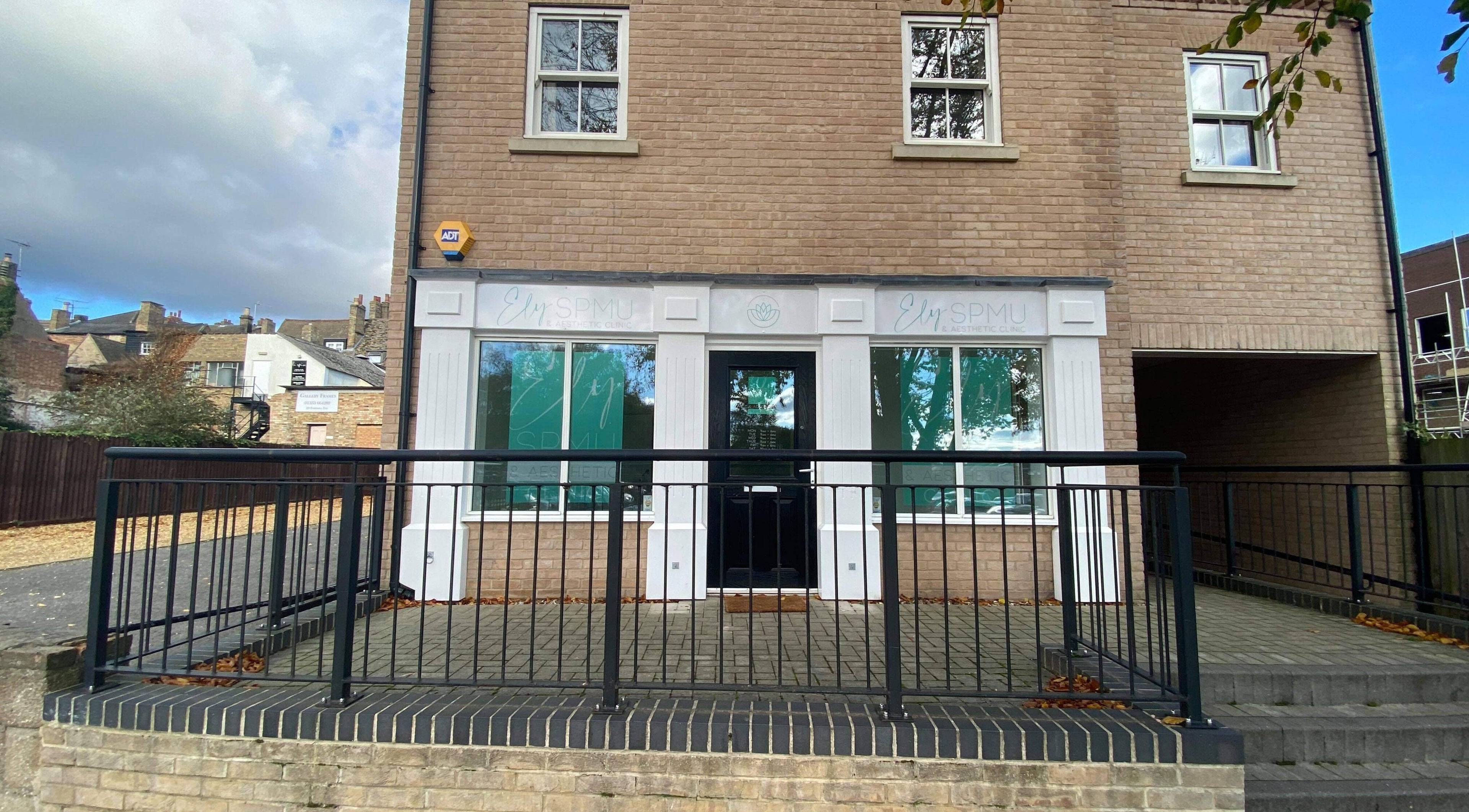 Ely Spmu & Aesthetic Clinic facade in Ely, England, GB, showcasing its elegant brick exterior.