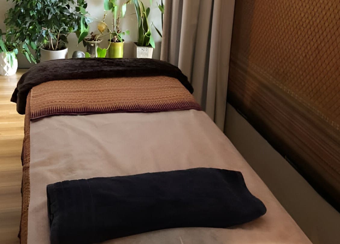 Relaxing massage room at Chantara Massage, 351 Broadway Avenue Terrace End, Palmerston North, Manawatu-Wanganui, NZ.