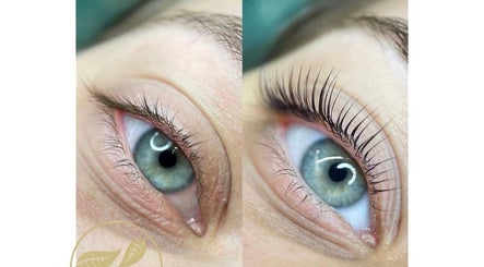 Lash lift before and after at Breeze Brow and Lash, Glasgow, Scotland, GB.