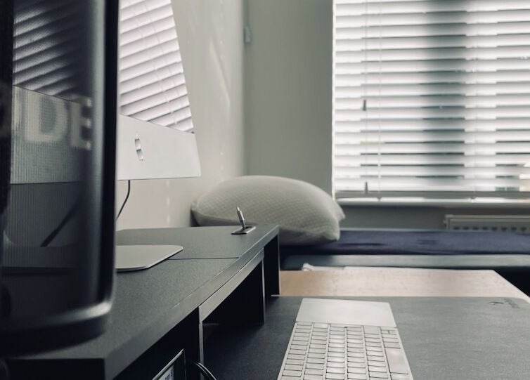 Calm workspace at Neil Cox Hypnotherapy, showcasing a serene ambiance in Hayle, England, GB.