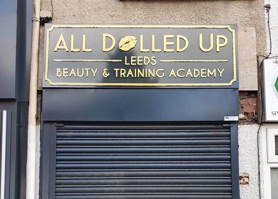 Front view of All Dolled Up - Leeds, Beauty & Training Academy in Kippax, England, GB.