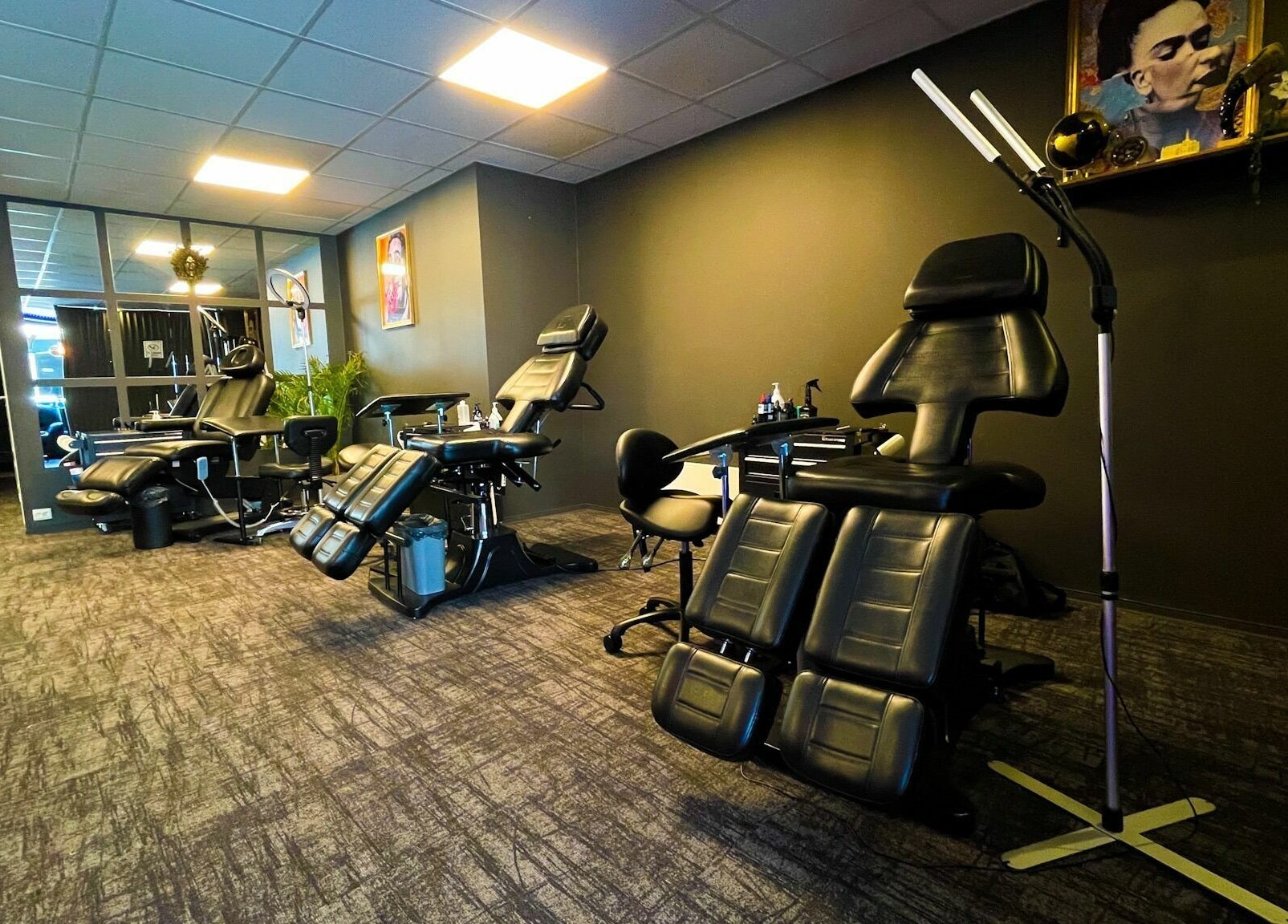 Sleek beauty chairs in Kristiansand wellness space, Kristiansand, Agder, NO.