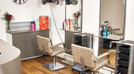 Saiqs Hair and Beauty salon in London, England, GB features stylish salon chairs and modern decor.