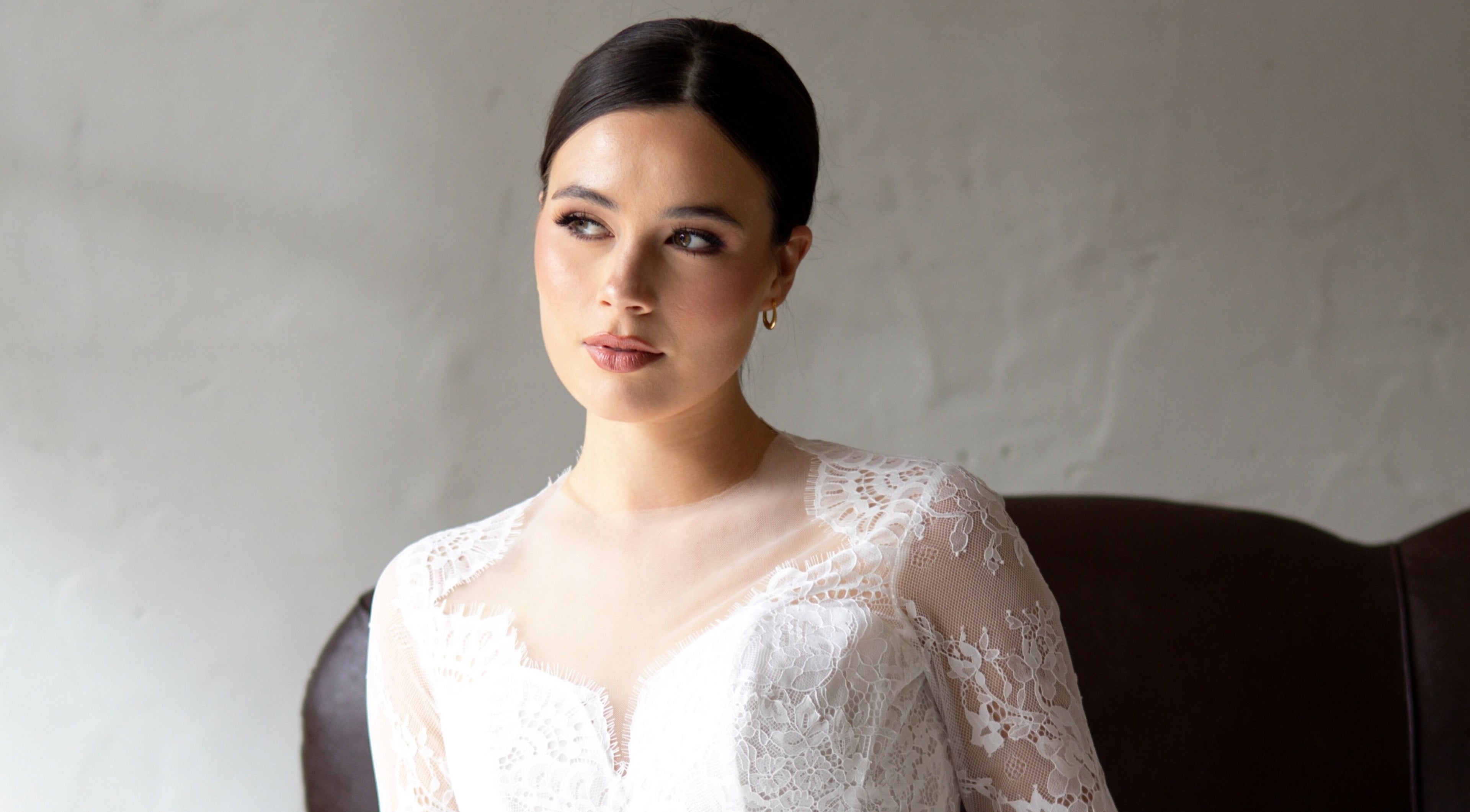 Elegant bridal makeup by Marie Le Hair & Makeup Artist, Melbourne, Victoria, AU.