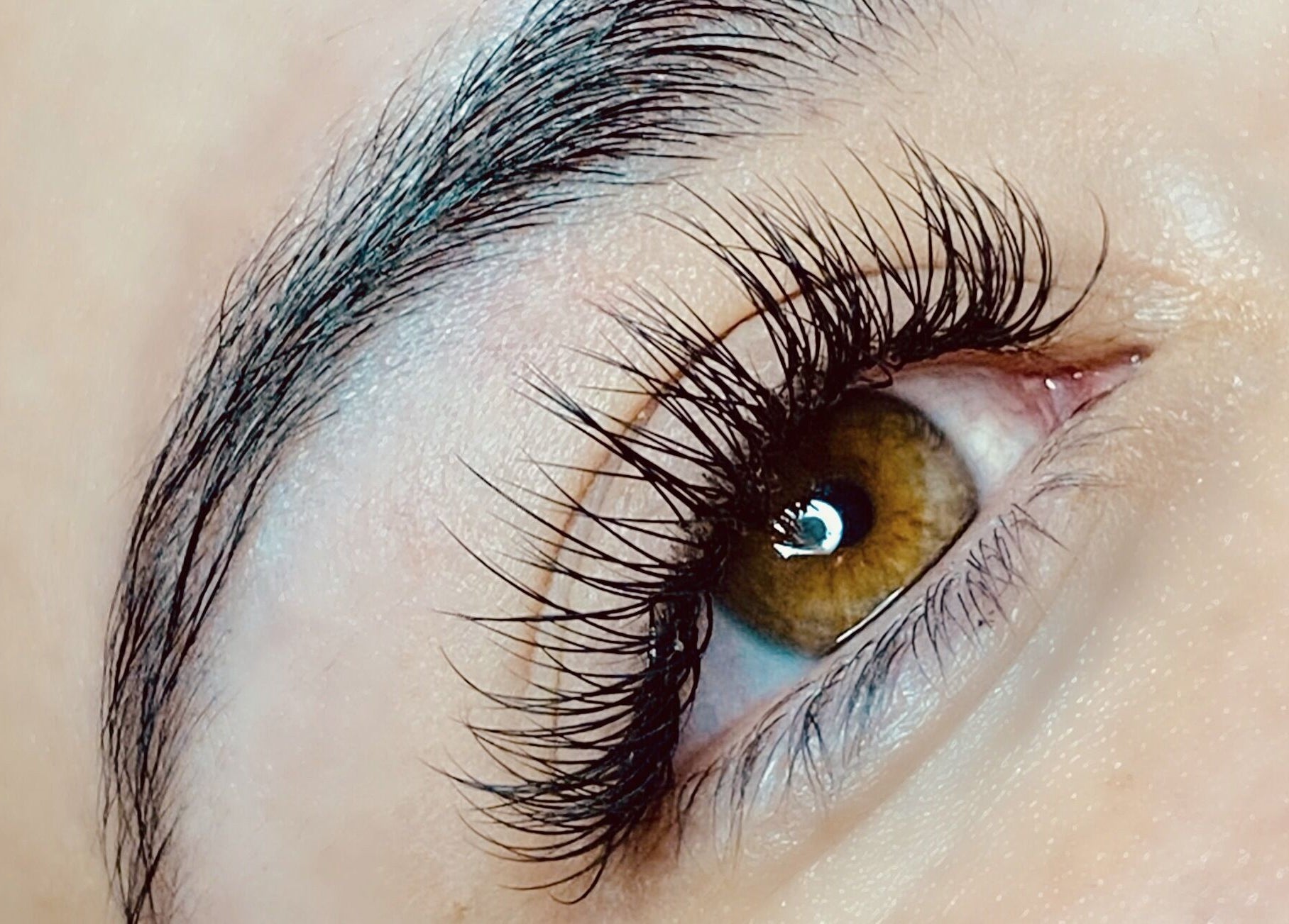 Close-up of eye with lush lashes at Relax Rejuvenate Refresh, Boksburg, Gauteng, ZA.