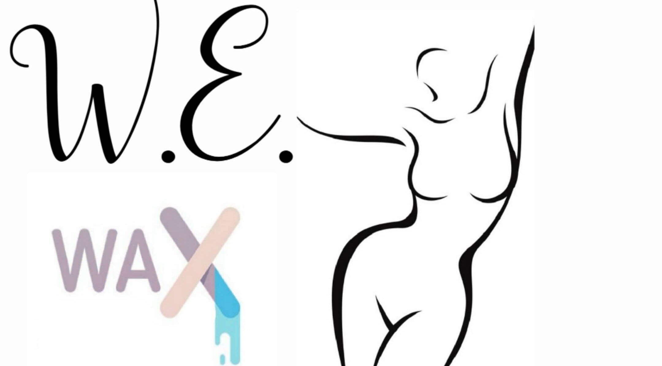 W.E. WAX logo featuring abstract figure in Arima, Arima Borough Corporation, TT.