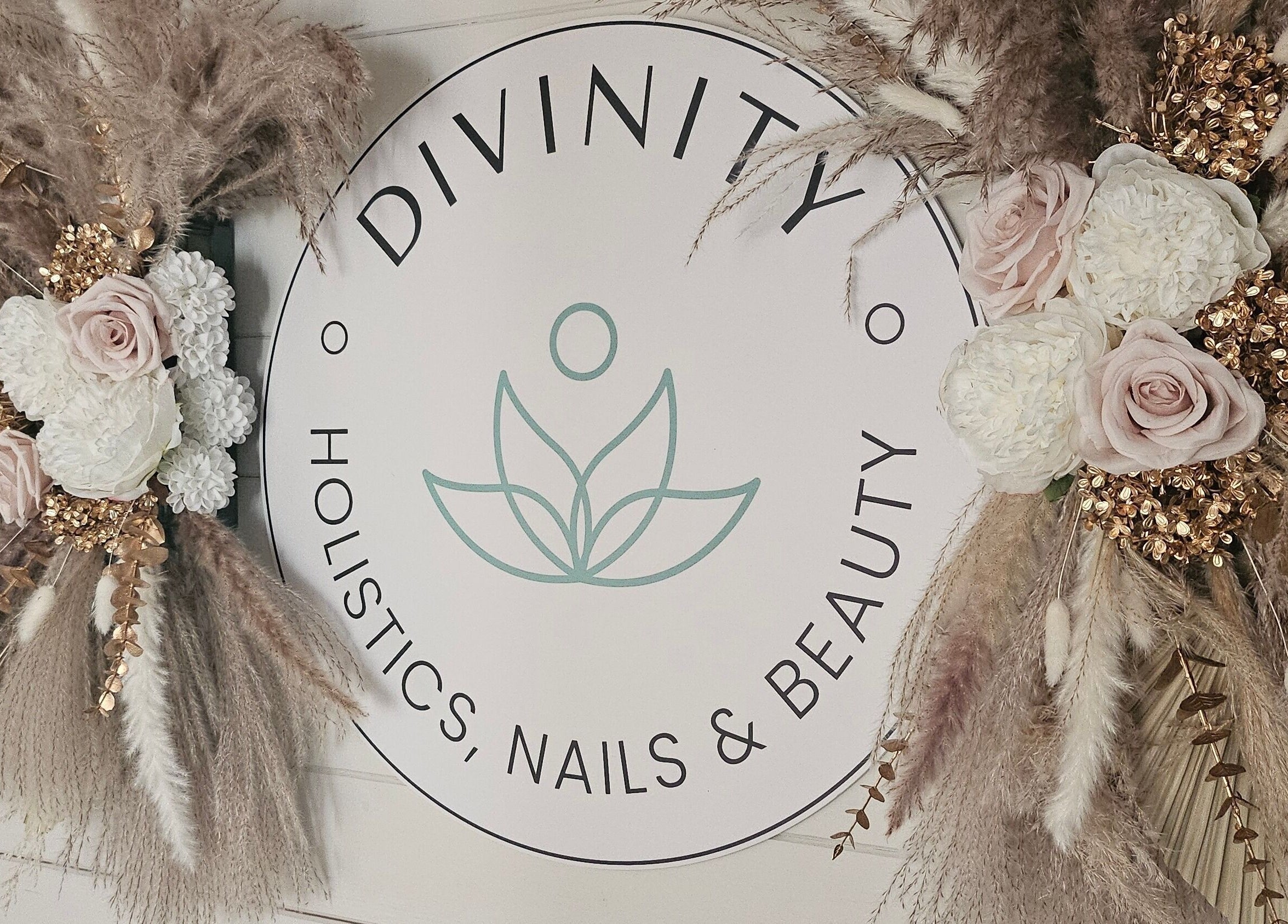 Divinity - Holistic & Beauty Therapy. Floral decor displaying venue's elegance in Heywood, England, GB.