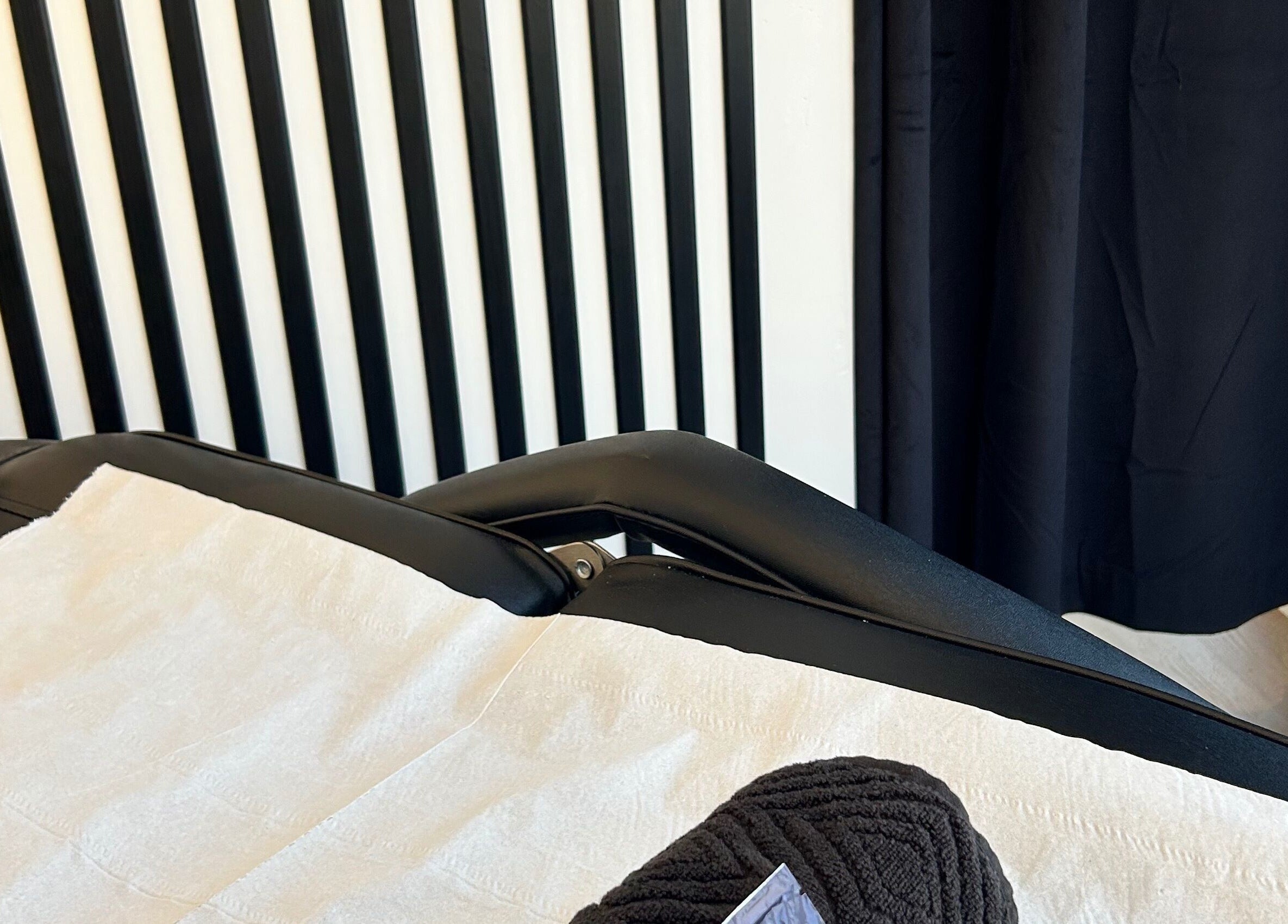 Modern treatment chair at RJ Beauty & Aesthetics, Dalkeith, Scotland, GB.