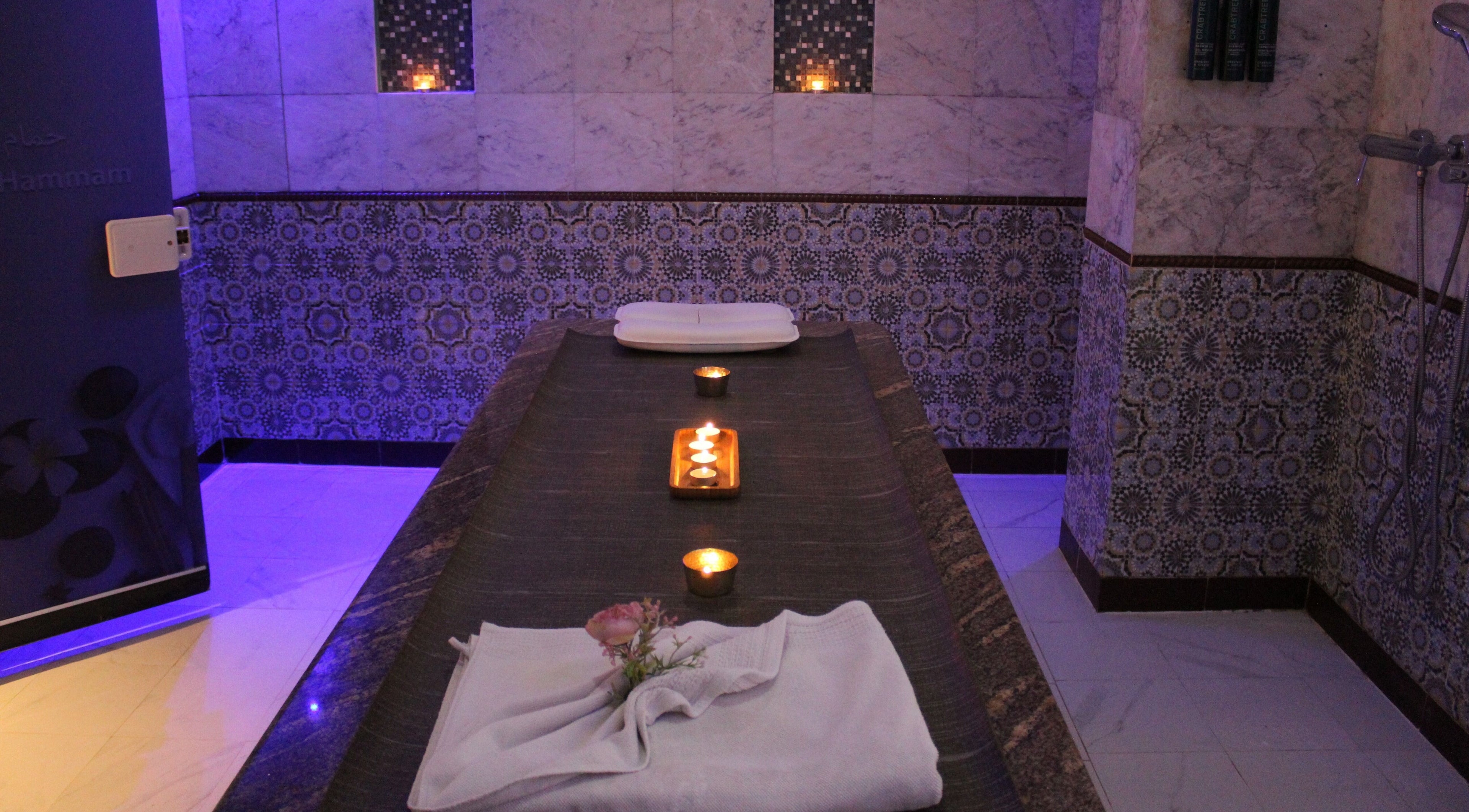 Relaxing hammam setup at Niyama Spa at Double tree by Hilton Al Jadaf, دبي, دبي, AE.