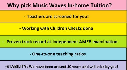 Music Waves In-home Tuition صورة 3