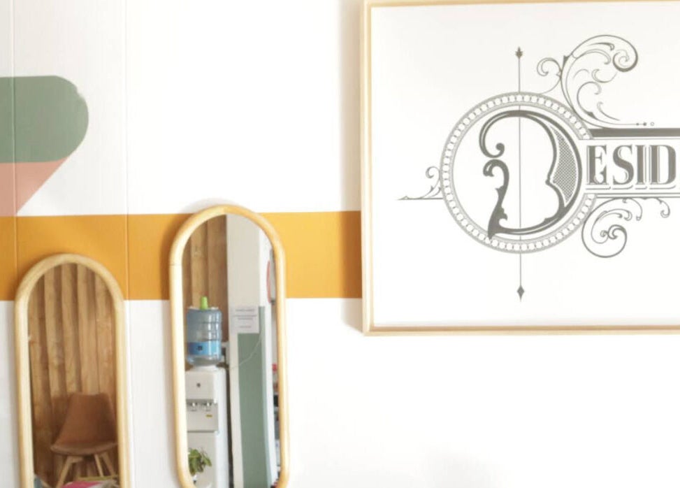 Artistic mirror decor at Olive and Co. Studios, Randburg, Gauteng, ZA showcasing elegant aesthetic.