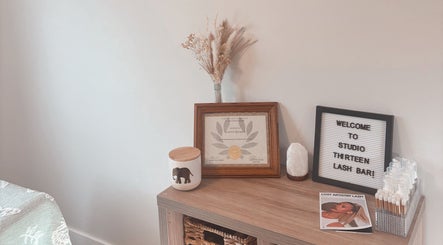 Welcoming display area at Studio 13 Esthetics (Chilliwack), Chilliwack, British Columbia, CA.