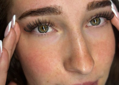 Eyelash extensions at Studio 13 Esthetics (Chilliwack), Chilliwack, British Columbia, CA. Perfectly groomed lashes.