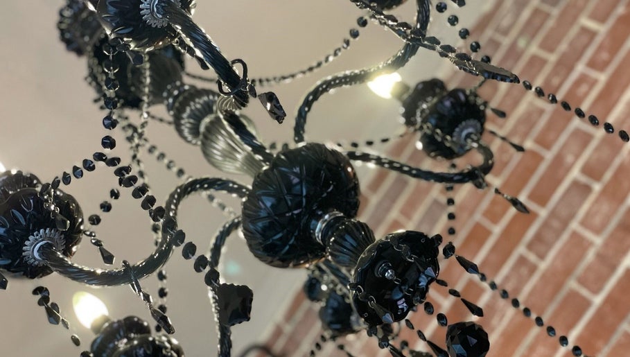Black chandelier at Platinum Cosmetic Ink - Rockingham, Rockingham, Western Australia, AU.