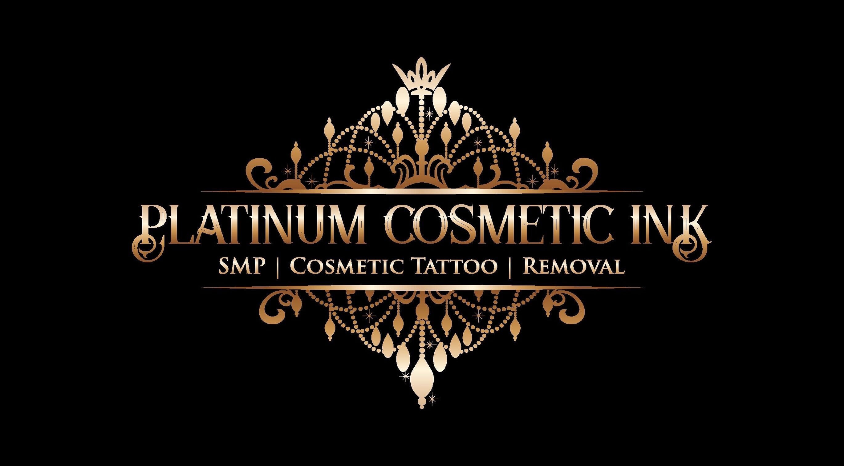Elegant logo of Platinum Cosmetic Ink - Broome located in Cable Beach, Western Australia, AU.