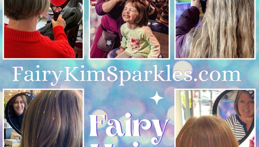 Joyful guests at FairyKimSparkles Fairy Hair, Sun City Carolina Lakes, South Carolina enjoying vibrant hair experiences.