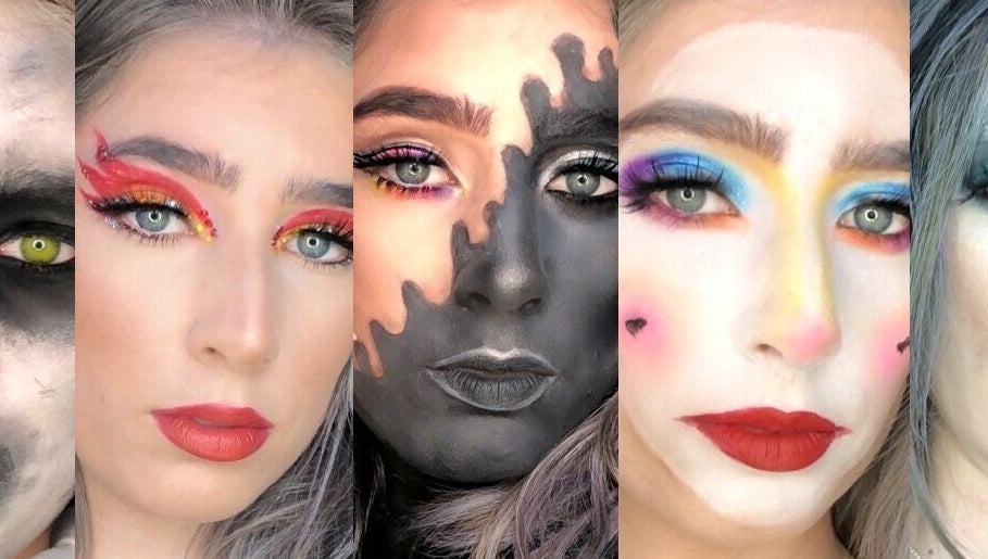 Vibrant makeup artistry showcased at Demz Makeup & Beauty in Johannesburg, Gauteng, ZA.