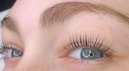 Close-up of perfectly curled lashes at Beauty By Sofia Katerina, Magill, South Australia, AU.