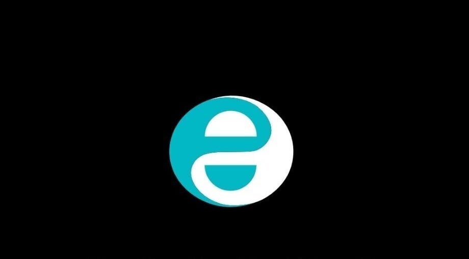 Escape Hair & Beauty logo in black and turquoise, London, England, GB.