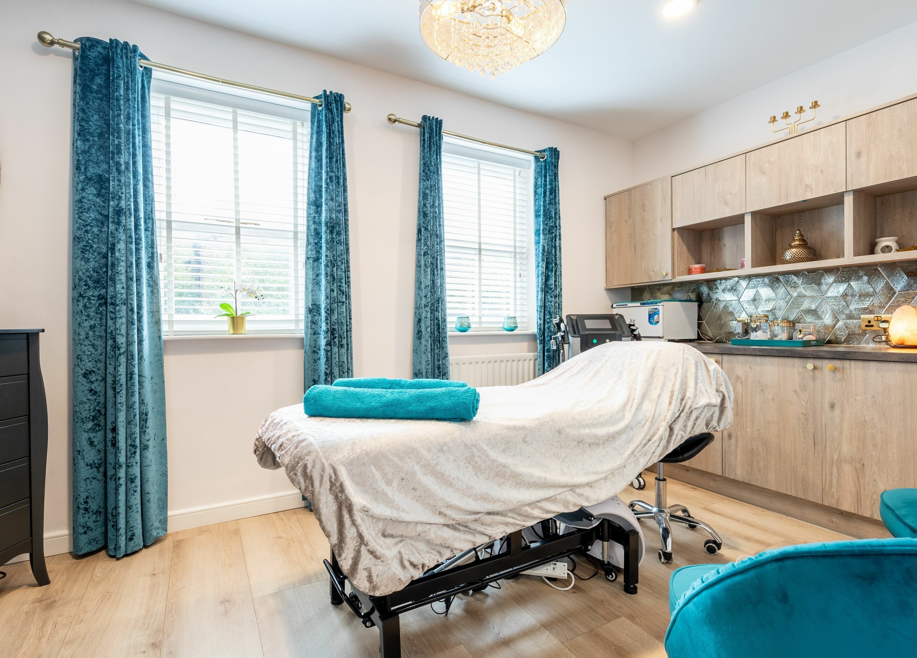 Tranquil treatment room at Body Perfection, Willenhall, England, GB, featuring plush decor and soothing ambience.