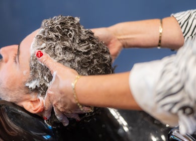 Luxurious hair wash at Grand Royal Barbers - Darlinghurst, Sydney, New South Wales, AU.