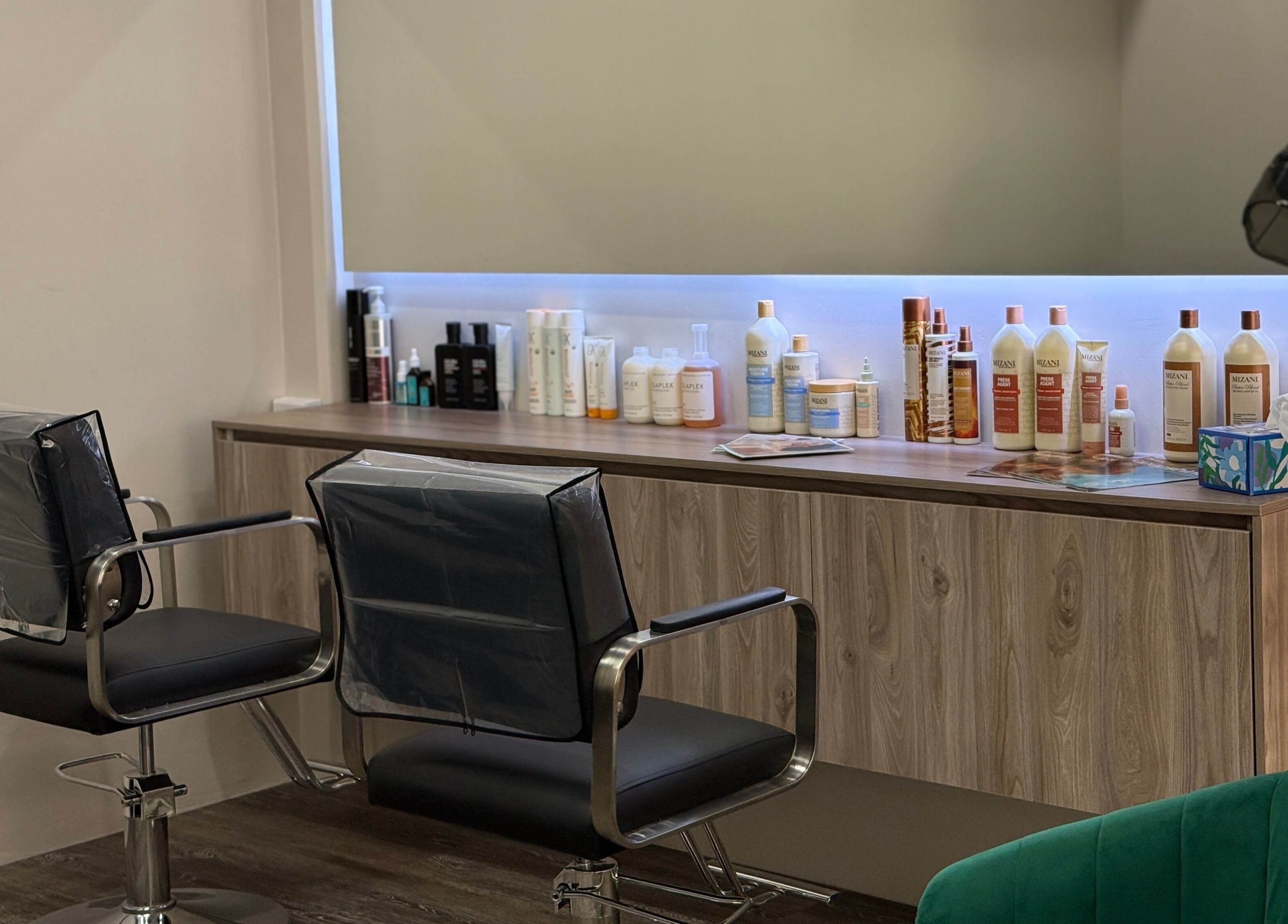 Elegant beauty chairs and products at Enhance Aesthetics in Canaan, Tobago, TT for ultimate relaxation.