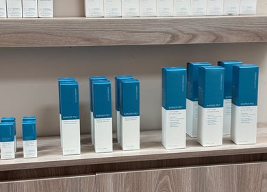 Colorescience products on display at Enhance Aesthetics, Canaan, Tobago, TT.