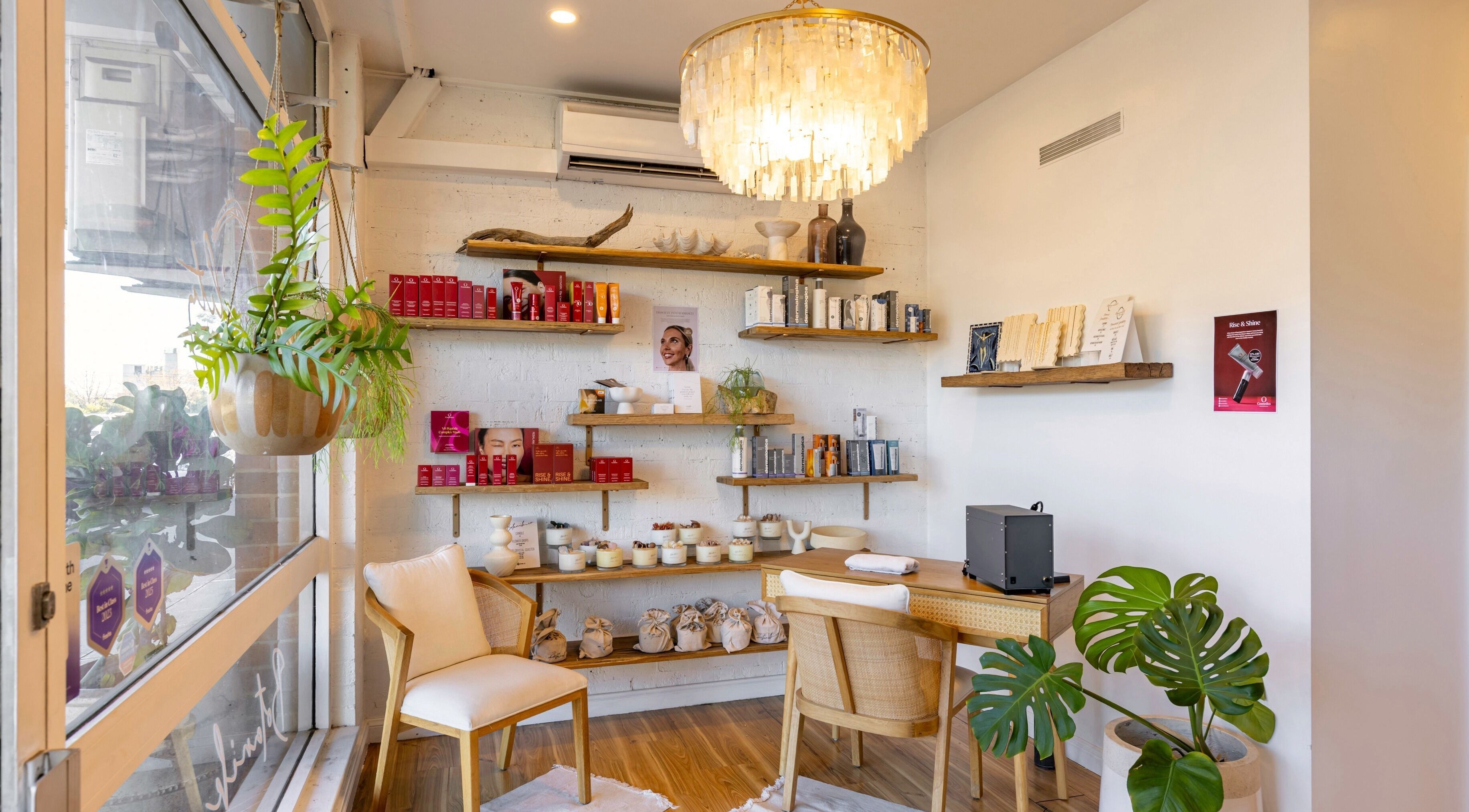 Inviting interior view of Tranquility Skin & Body Skin at Emu Plains, New South Wales, AU with natural decor.