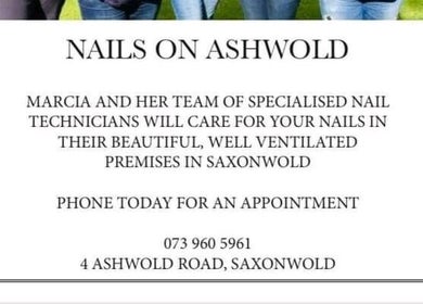 Nails On Ashwold offers specialist nail care in Riviera, Gauteng, ZA. Book an appointment today.