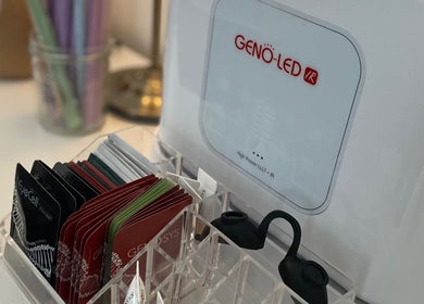 LED therapy equipment at IVY Spa and Beauté, Saint Jean D’Aulps, Auvergne-Rhône-Alpes, FR.