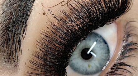 Close-up of a beautifully styled eyelash at Cherry Lashes Beauty and Brows, Boksburg, Gauteng, ZA.