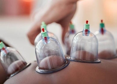 Cupping therapy at Lotus Relaxation Oasis 242, Nassau, New Providence, BS enhances relaxation.