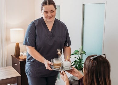 Cozy service at Rose Lounge Boutique - Book with Ashley in Somerset West, Western Cape, ZA, enhancing relaxation.