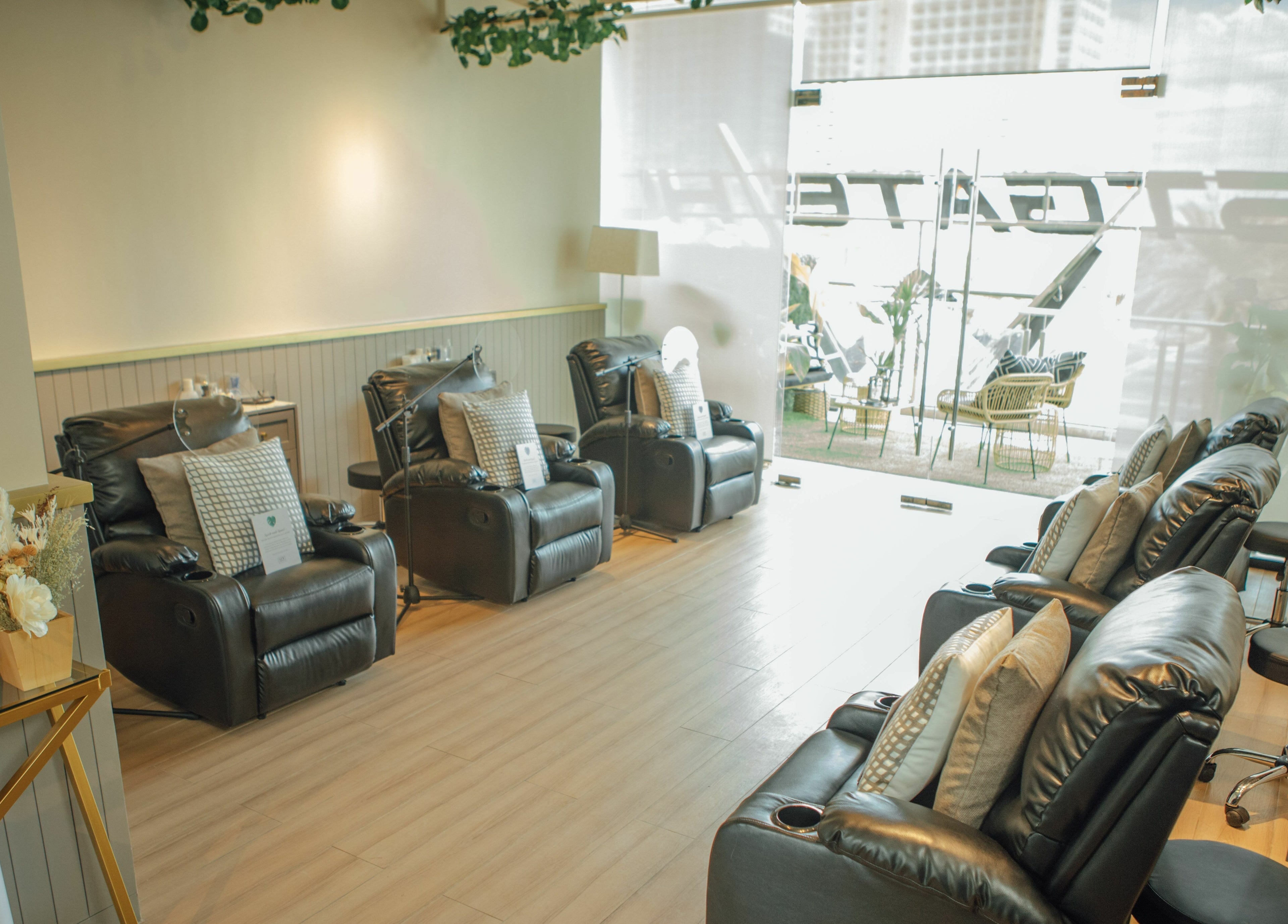 Luxurious seating at NEW Lounge Westgate Alabang, Muntinlupa, Metro Manila, PH. Cozy ambiance for ultimate relaxation.