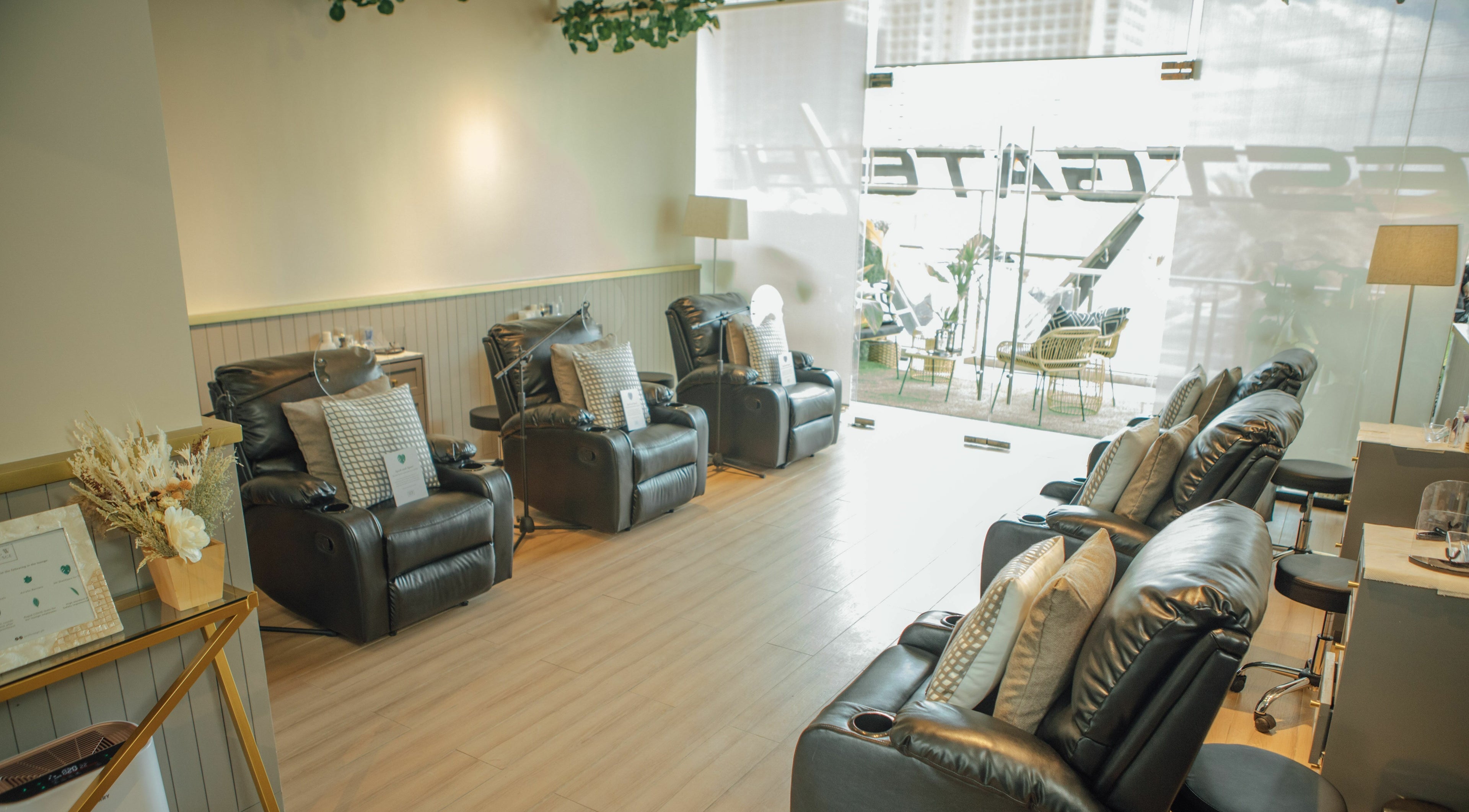 Luxurious seating at NEW Lounge Westgate Alabang, Muntinlupa, Metro Manila, PH. Cozy ambiance for ultimate relaxation.