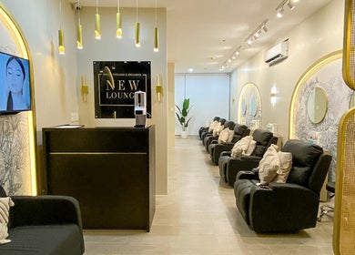 Relaxing interior of NEW Lounge Sta Rosa in Santa Rosa, Calabarzon, PH with sleek seating and modern decor.