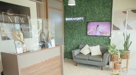 Elegant reception area of NEW Lounge Pampanga, Angeles, Central Luzon, PH with chic decor and comfortable seating.