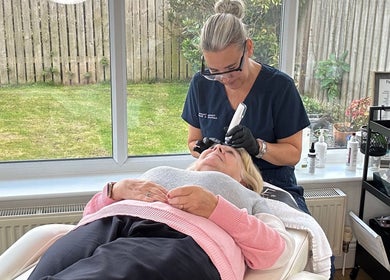 Facial treatment at Finishing Touches Skin & Beauty, York, England, GB. Expert care in a serene setting.