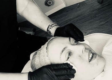 Facial treatment at Finishing Touches Skin & Beauty in York, England, GB. Aesthetician applying skincare.