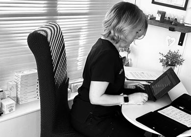 Professional working at Finishing Touches Skin & Beauty, York, England, GB.