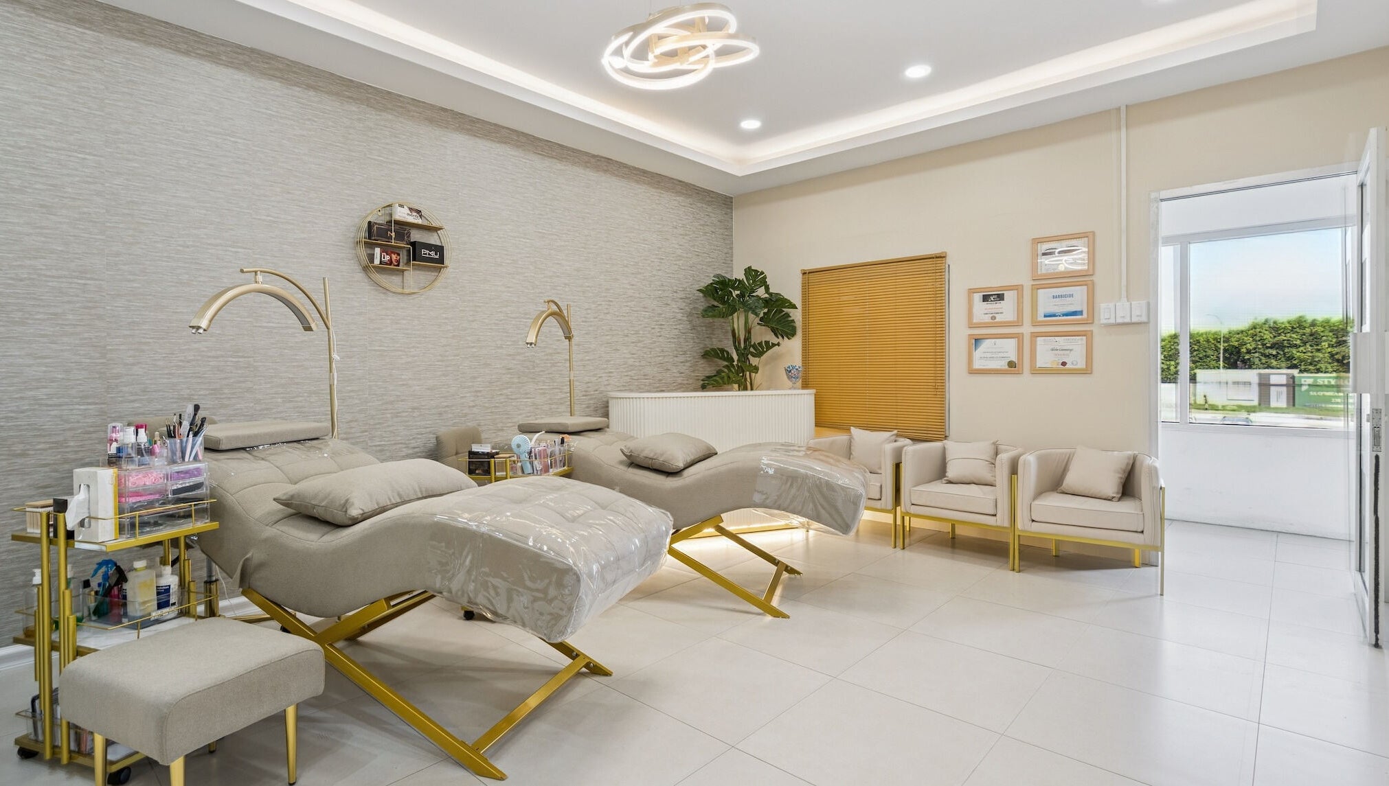 Luxurious spa setting at Heights of Slay, Arima, Arima Borough Corporation, TT showcasing elegance and comfort.