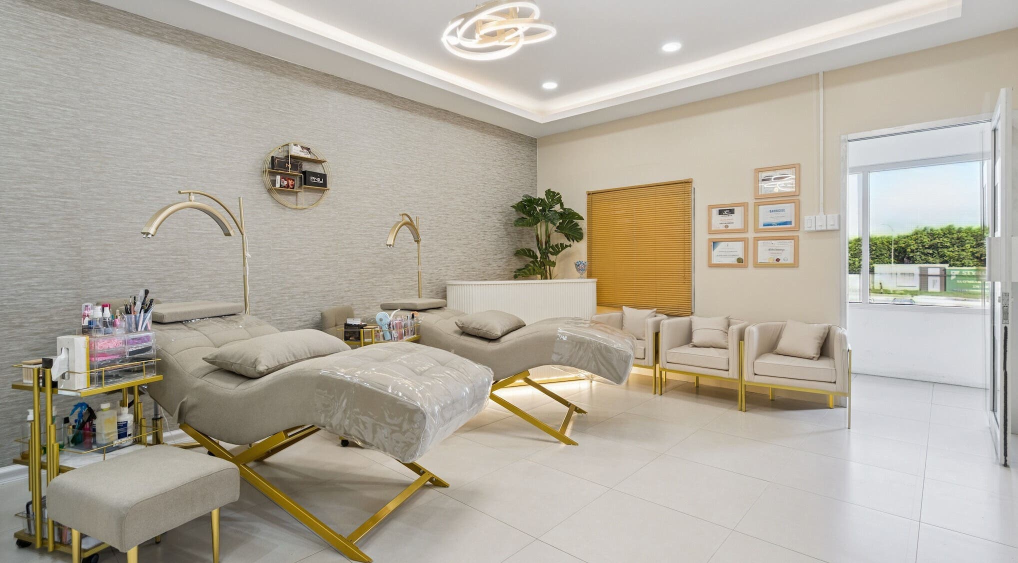 Luxurious spa setting at Heights of Slay, Arima, Arima Borough Corporation, TT showcasing elegance and comfort.