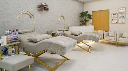 Elegant spa lounge at Heights of Slay in Arima, Arima Borough Corporation, TT, offering premium wellness services.