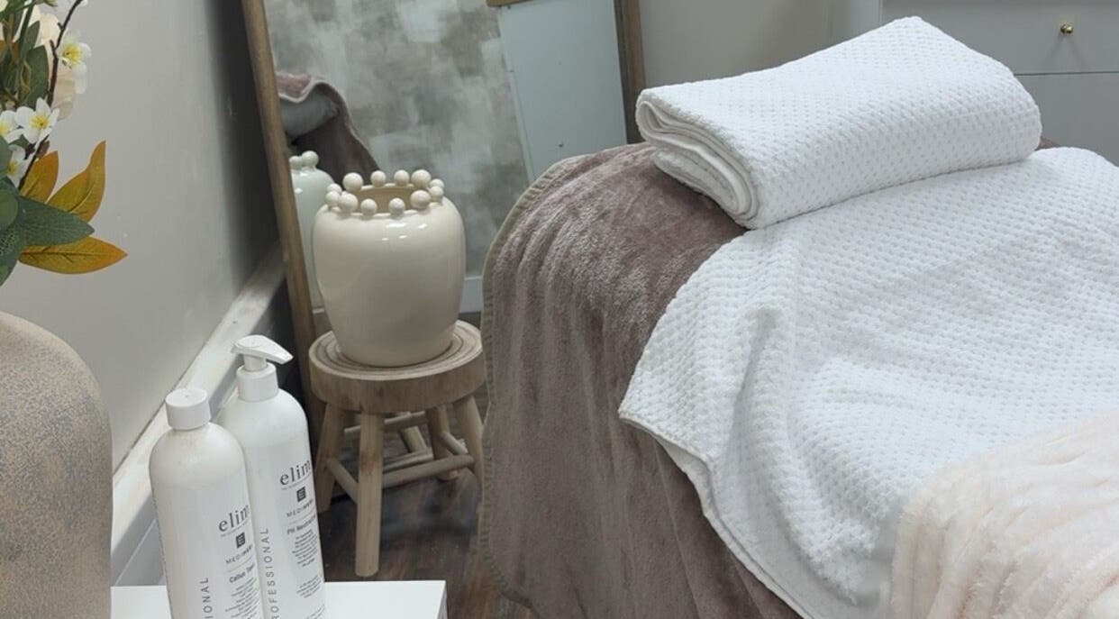 Tranquil treatment room at Scott McKinnon Aesthetics and Skin Clinic in Saltcoats, Scotland, GB.