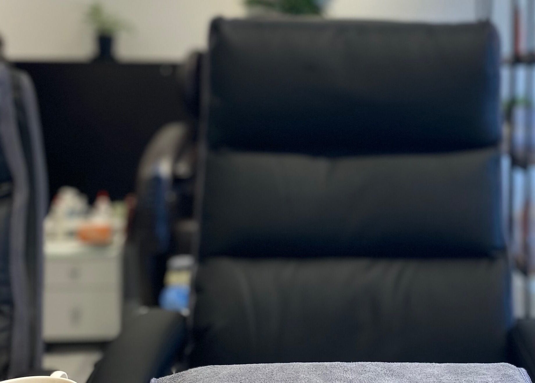 Comfortable chair at Precious Nail in Auckland, Auckland, NZ, set for a premium nail treatment.