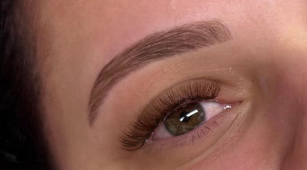 Perfectly shaped eyebrow and lashes at DolledupbySC, Mickleham, Victoria, AU showcasing beauty expertise.