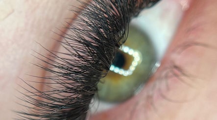 Close-up of elegant eyelash extensions at Timeless Beauty Aesthetics in Emalahleni, Mpumalanga, ZA.