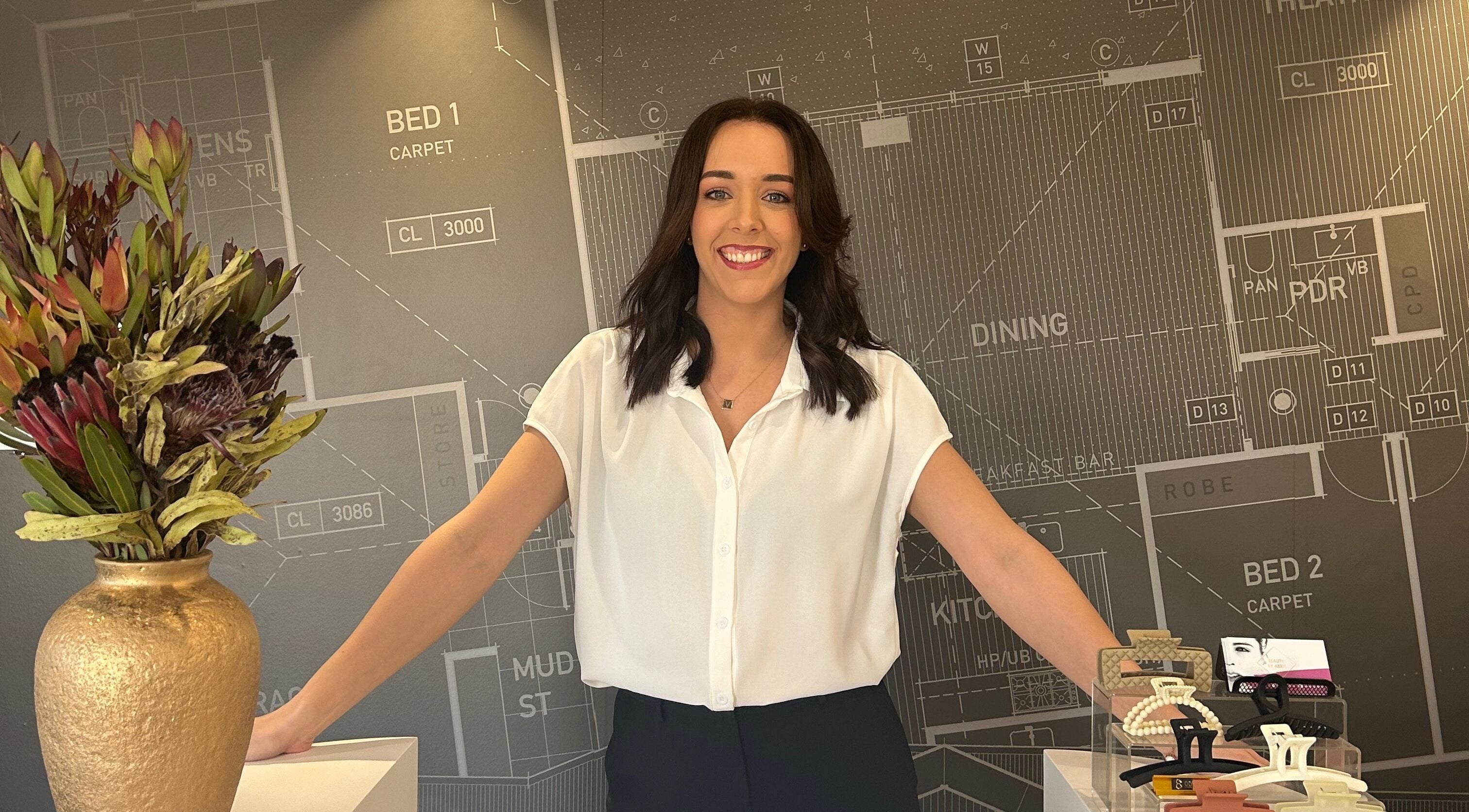 Abbie Lynch Wax Specialist in Mildura, Victoria, AU welcoming clients in stylish salon.