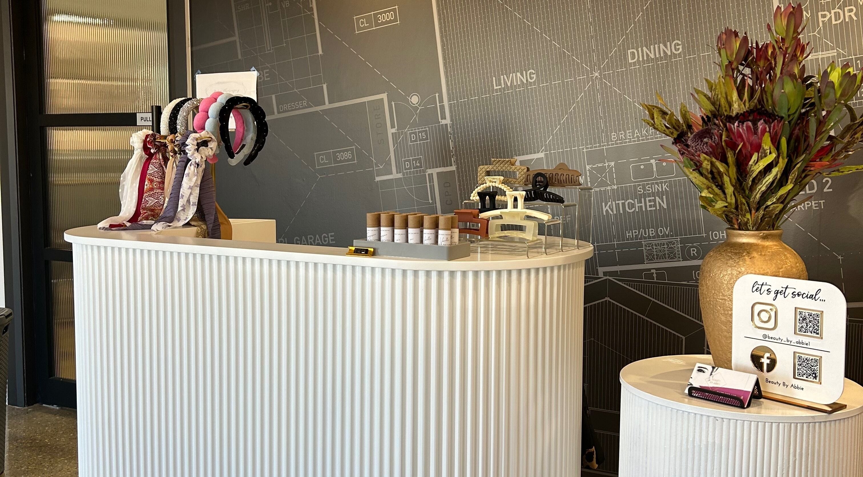 Stylish reception at Abbie Lynch Wax Specialist in Mildura, Victoria, AU with decor and accessories.