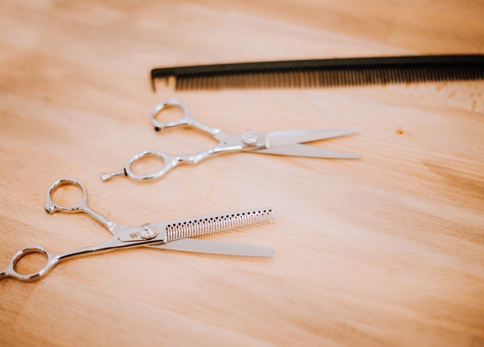 Professional scissors and comb at Equal Image Salon, Penrith, New South Wales, AU.